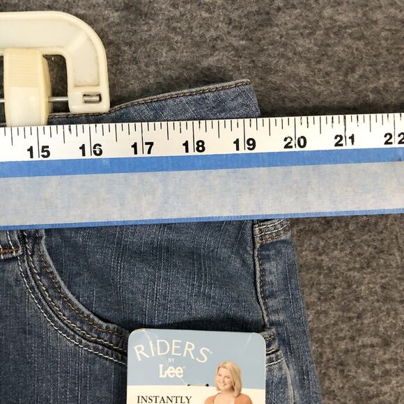 Riders Jeans Womens 16W Slender Stretch Boot Cut 38x31 Light Wash Denim by Lee - Picture 11 of 13